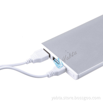 Custom Logo Laser Dual Port Power Bank Back Up Battery Mobile Power Bank